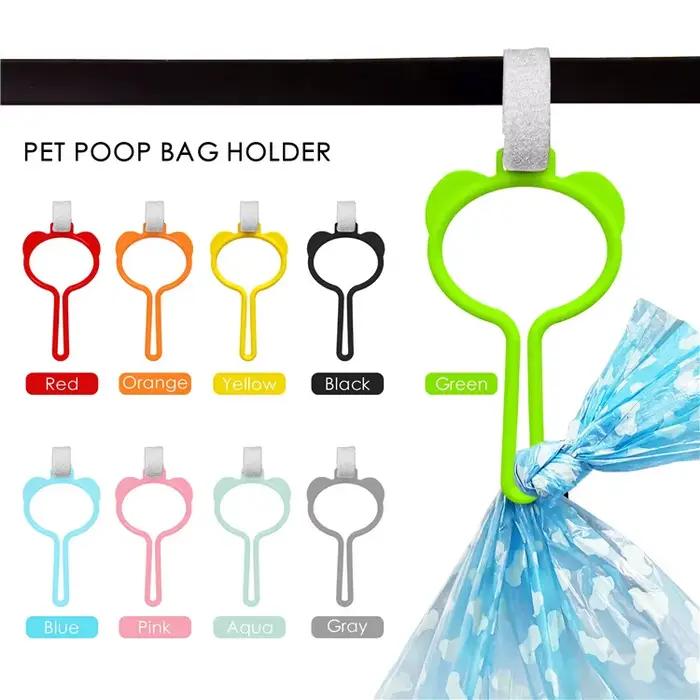 Distributeur de Sacs Mains Libres pour Chien, Fournitures de Livres pour Animaux de Compagnie, Distributeur de Laisse, Porte-sac à Merde