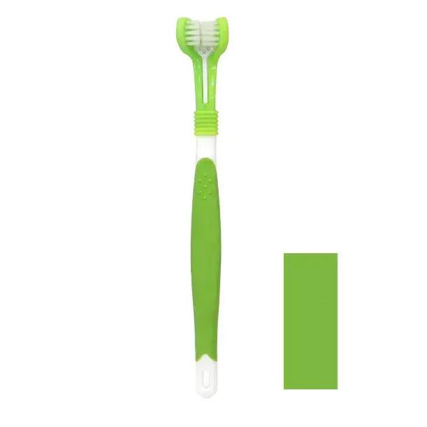 Brosse à dents en plastique pour animaux de compagnie