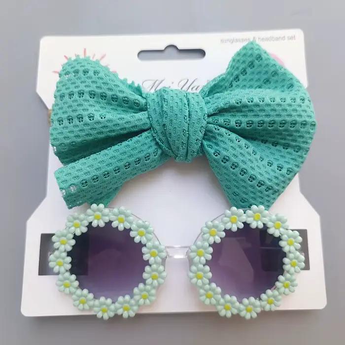 Lunettes de soleil pour chien, ensemble de lunettes pour animaux de compagnie, bandeau en Nylon élas