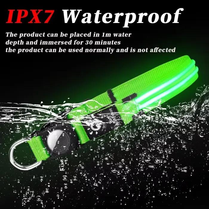 Collier de chien vente chaude Airtag manchon de protection sans positionnement Tracker LED étanche