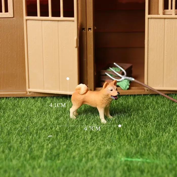 Figurines réalistes de chiens miniatures