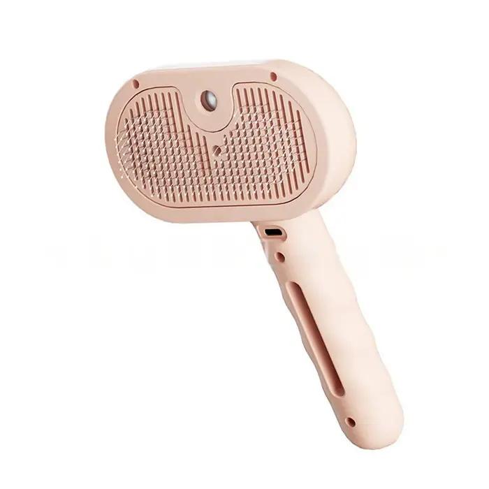 Brosse de toilettage pour chiens à pulvérisation de vapeur