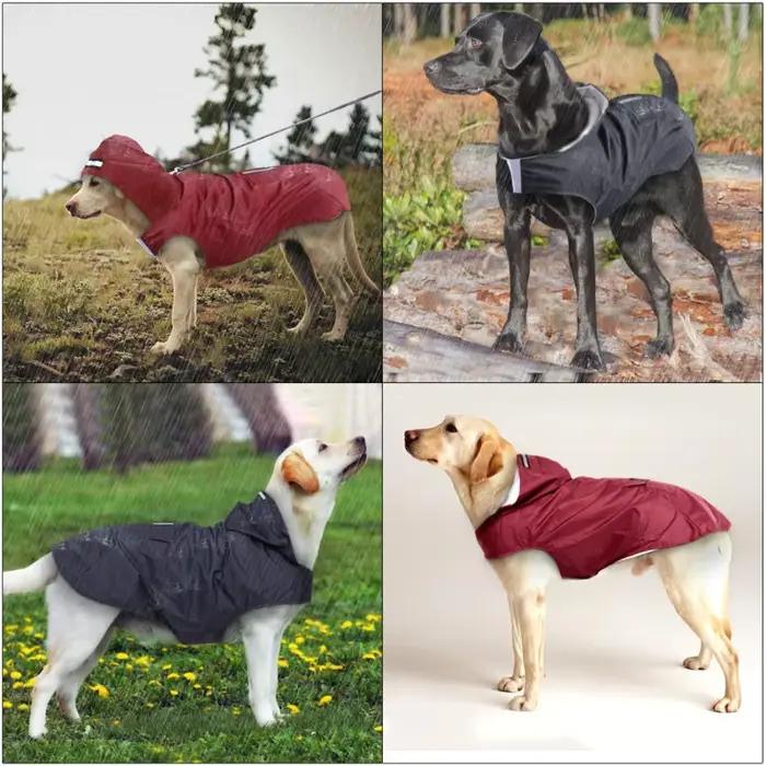 Manteau imperméable pour chien, veste à capuche imperméable, Poncho de pluie, vêtements de pluie pou