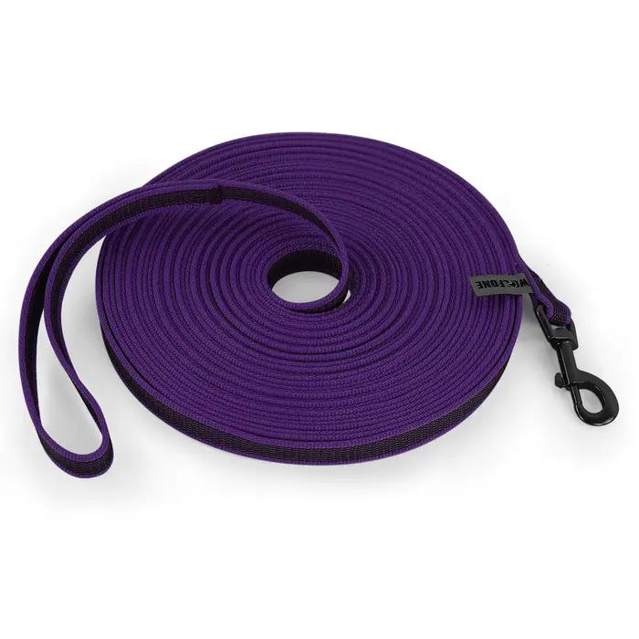 Laisse pour chien mi-petite et longue en Latex et soie