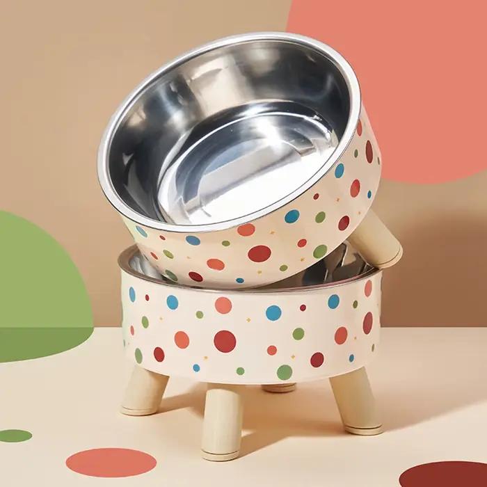 Bol de nourriture pour animaux de compagnie mignon – Conception antidérapante