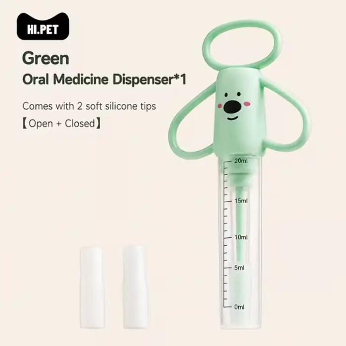 Distributeur de médicaments pour chats et chiens avec deux compartiments pour médicaments. Convient