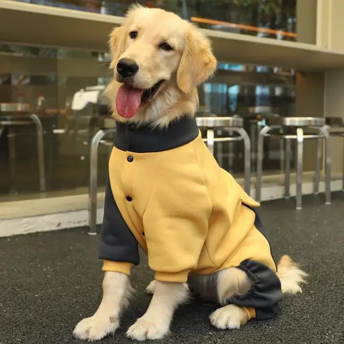 HOOPET sport chien veste quatre pieds vêtements pour chiens Labrador Retriever Golden