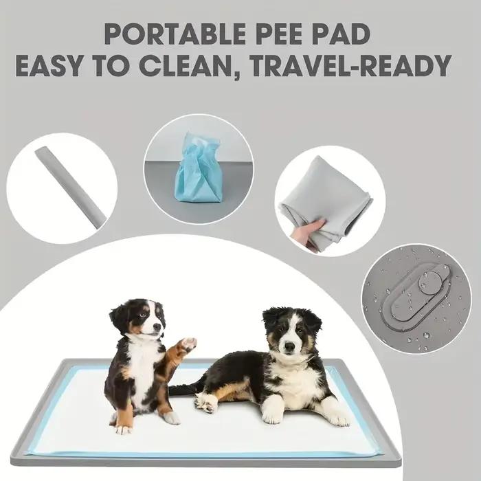 Lot de 3 tapis absorbants pour chien – Tapis barrière anti-urine