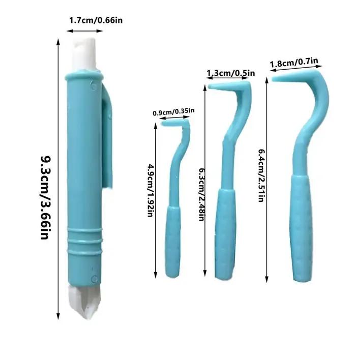 Kit de 4 extracteurs de tiques pour chiens et chats