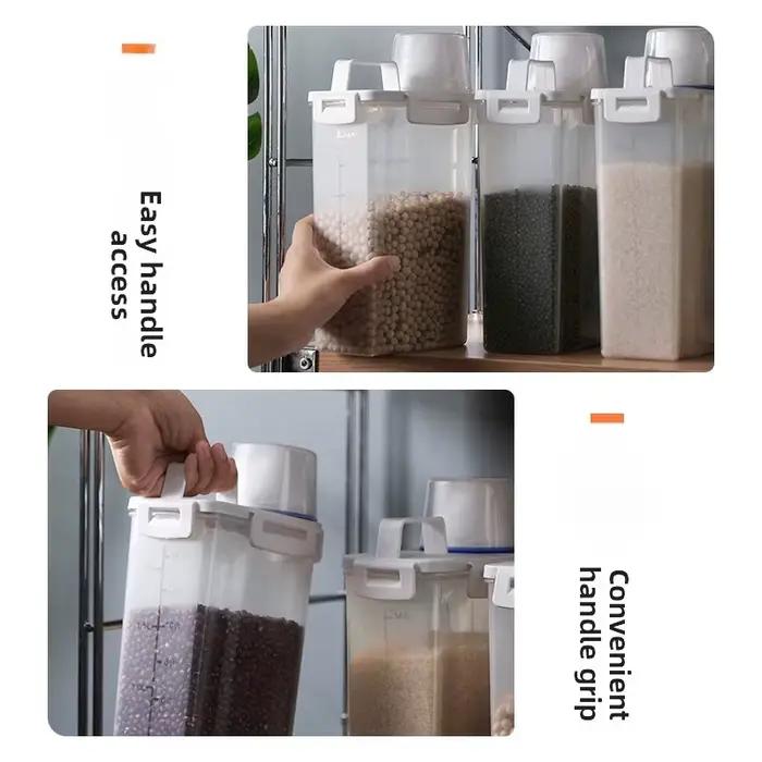Récipient de conservation des aliments pour animaux de compagnie de qualité supérieure avec joint hermétique – Durable, grande capacité, facile à nettoyer et au design élégant pour chiens et chats