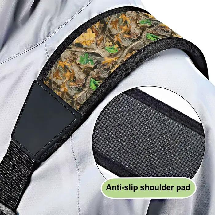 Harnais à 2 points avec épaulettes pivotantes, longueur de la sangle réglable en nylon, pour la chasse en plein air