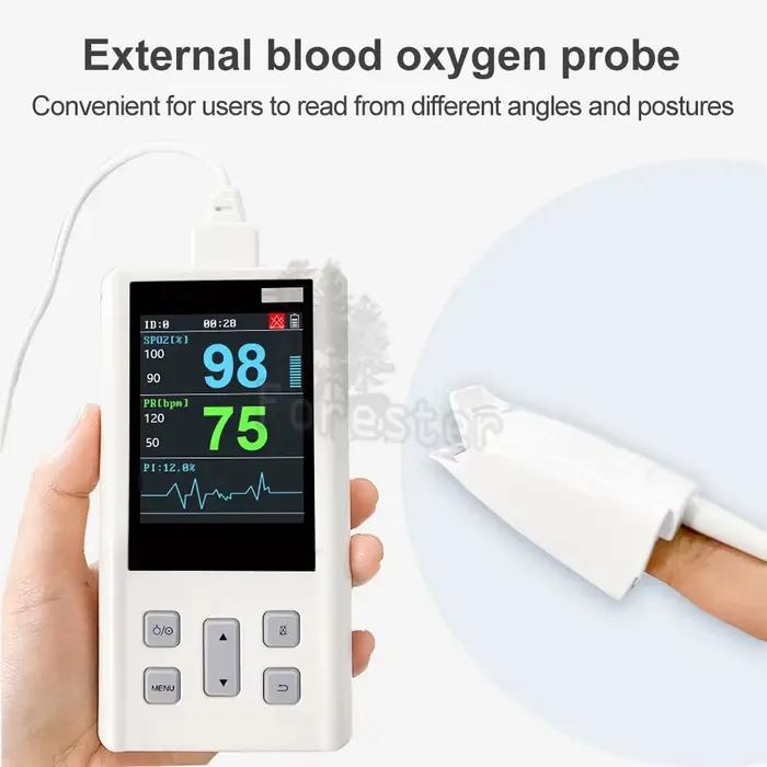 Moniteur portable d'oxymètre de pouls pour la fréquence cardiaque et la saturation en oxygène