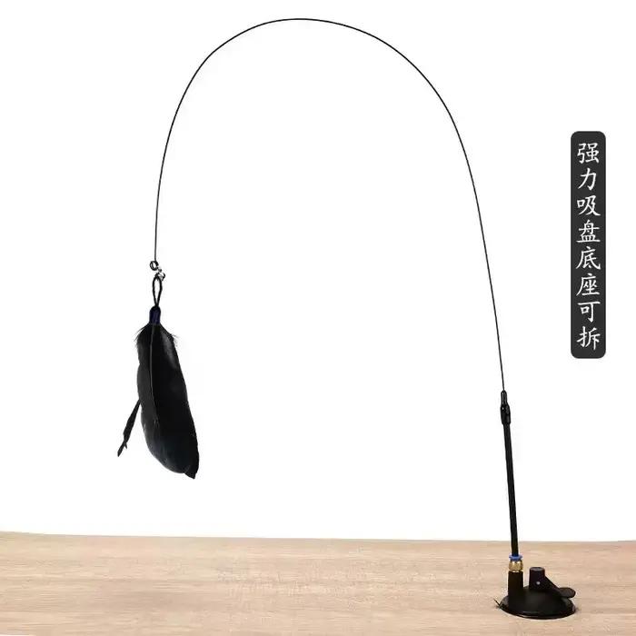 Jouet interactif pour chat : Canne de pêche interactive pour chatons