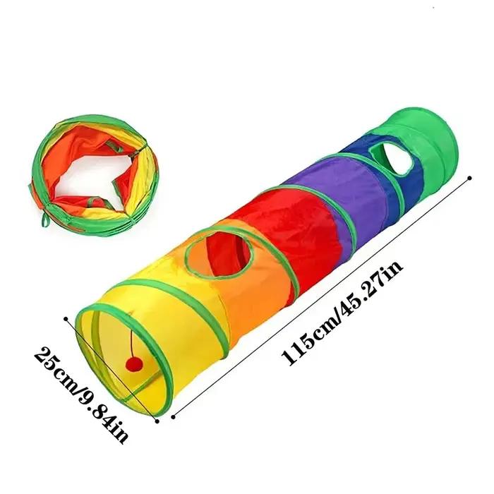 Tunnel de jeu pliable pour animaux de compagnie