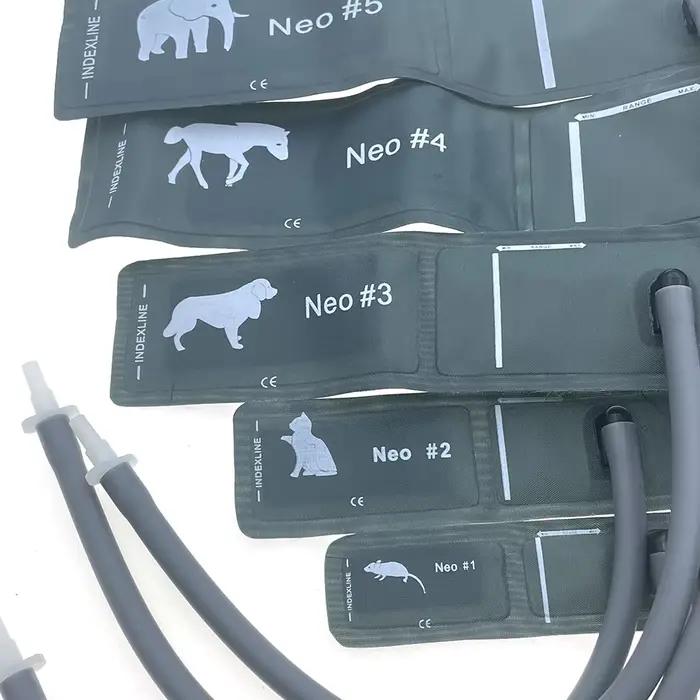 Tensiomètre professionnel pour animaux de compagnie, cuffs en TPU, utilisation répétitive, ceinture