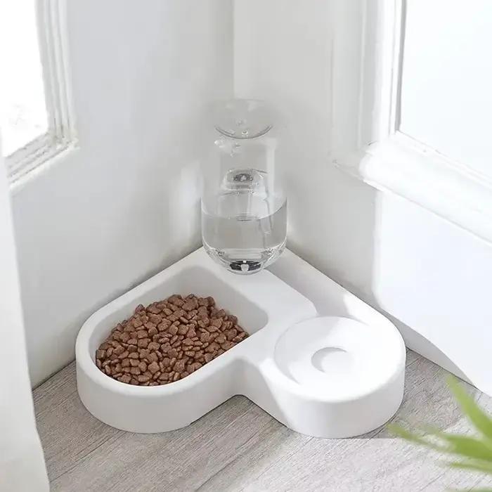 Bol pour chien et chat - Ensemble de distributeurs de nourriture et de bols pour animaux de compagnie