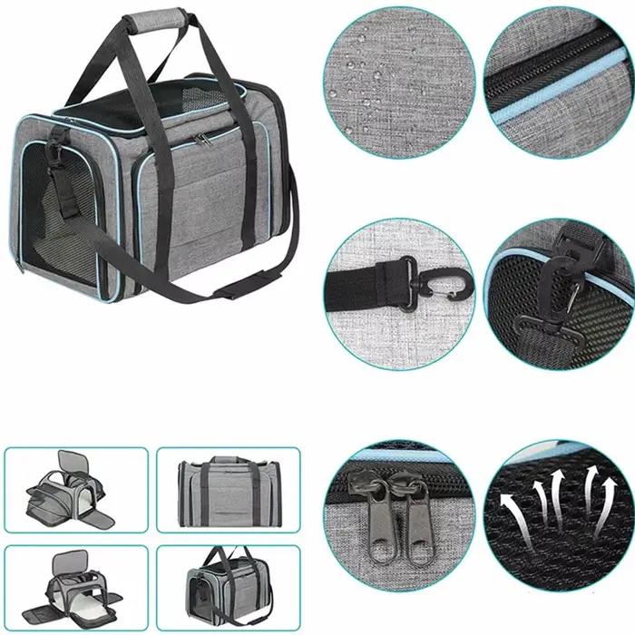 Sac de transport pour animaux de compagnie pliable petit chien Charter transportant chat sac d'exten