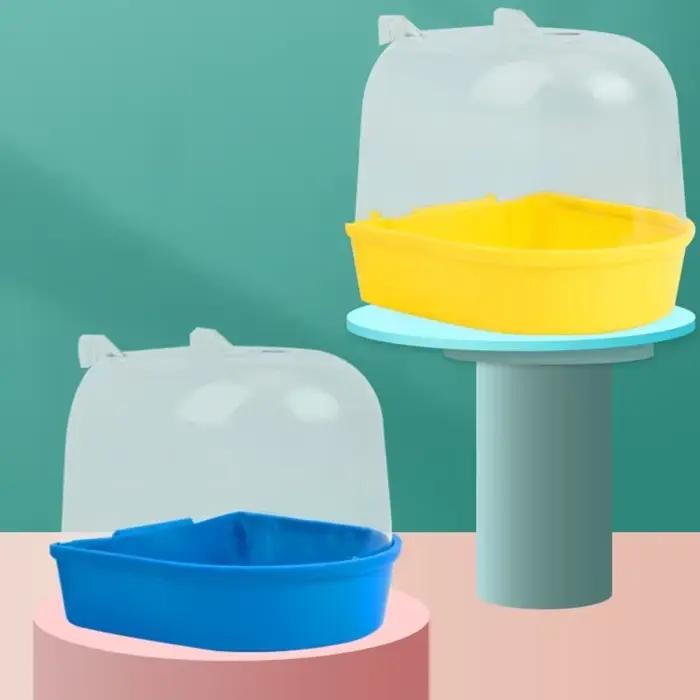 Boîte de bain pour oiseaux de compagnie, Cage de baignoire pour perroquets, accessoires pour perruch