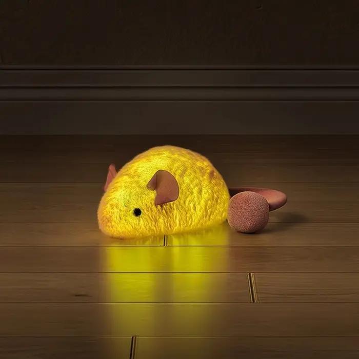 Nouveau souris interactive en peluche chat à mâcher jouets ennui interactif