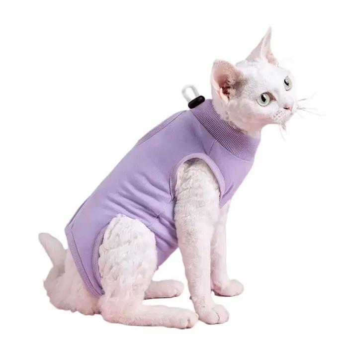 Combinaison de sevrage pour chat, vêtement de récupération anti-léchage après chirurgie, combinaison