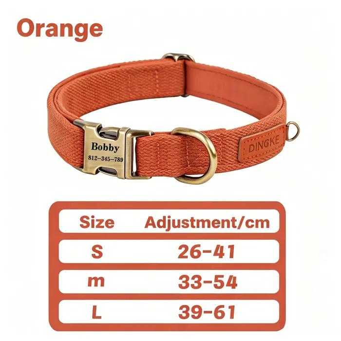 Collier et laisse personnalisés pour chien en cuir PU, avec laisse de promenade, collier d'identific