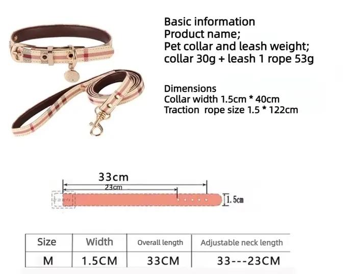 Ensemble de collier pour animaux de compagnie tendance