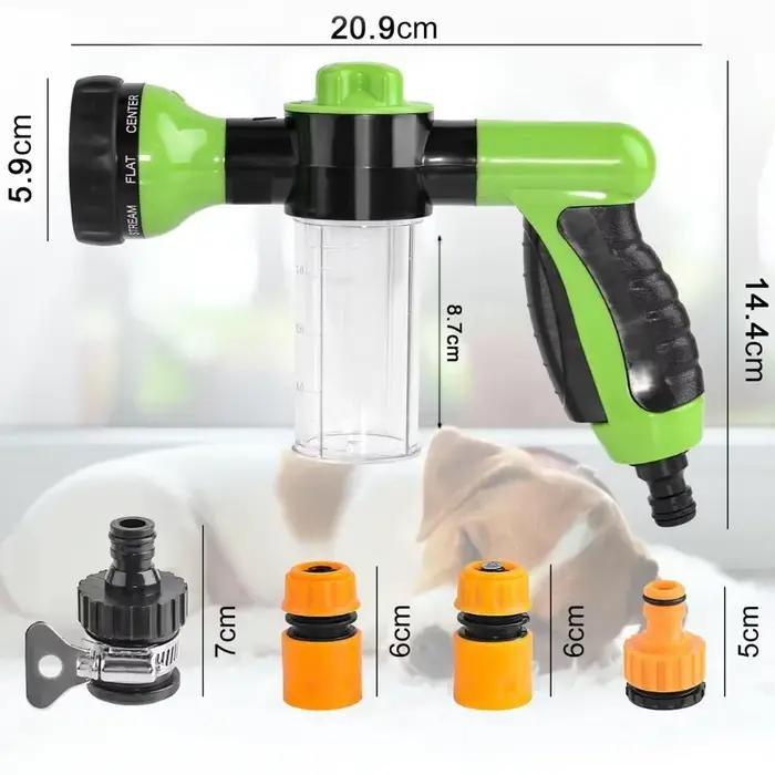 Pulvérisateur de douche pour animaux de compagnie, 8 en 1, livres de bain pour animaux de compagnie,