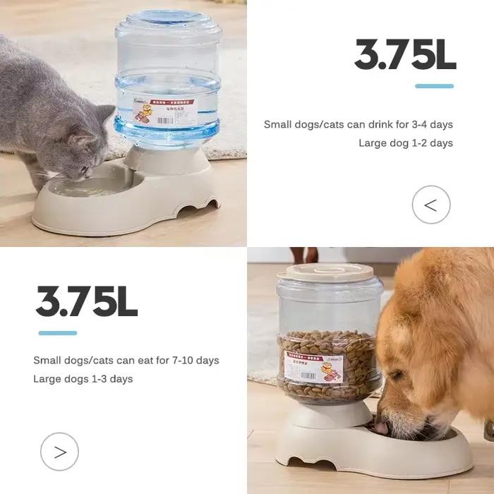 Bol de nourriture pour animaux de compagnie haute capacité pour chiens chats