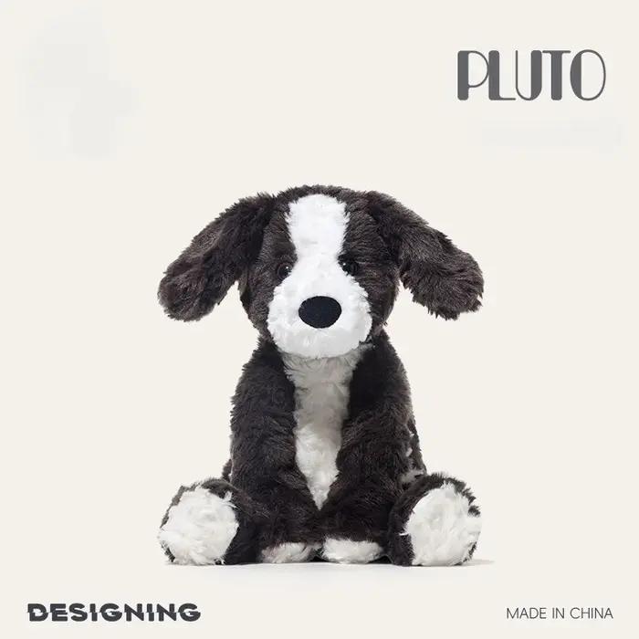 Peluche ultra douce et adorable : Border Collie assis