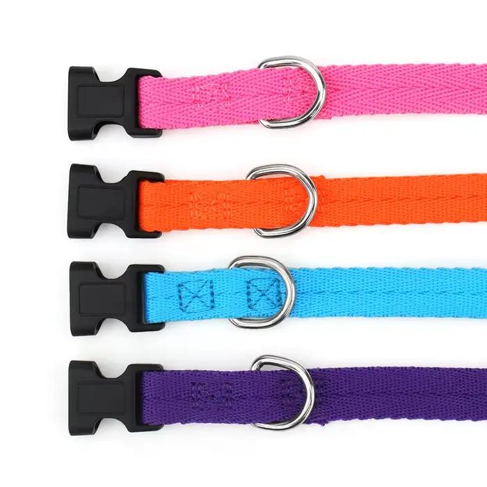 Collier pour animaux de compagnie multicolore en nylon