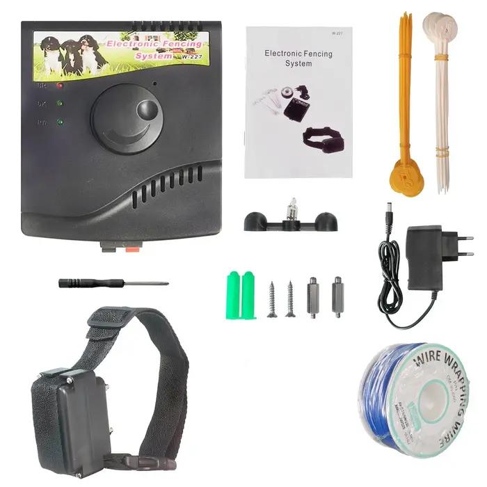 W-227 Électrique Chien Clôture Rechargeable Collier de Chien