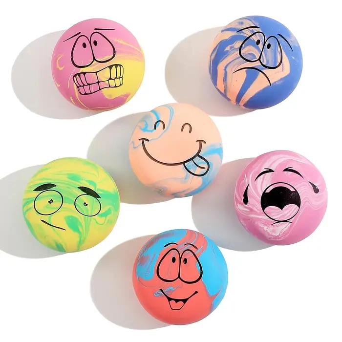 SCGK 6 pièces jouets pour chiens couineur Latex balle gonflable grinçant en caoutchouc chien jouet