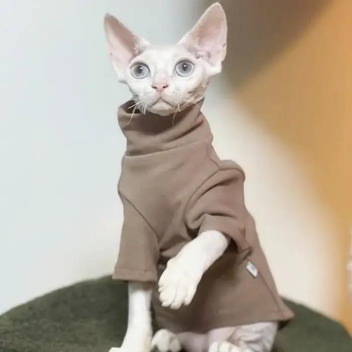 Vêtements thermiques chauds auto-chauffants pour chat Sphynx